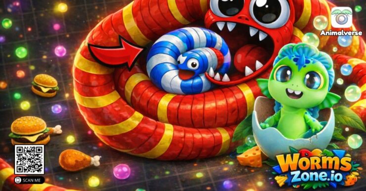 WormsZone.io on Animalverse.social Why Playing on a SocialFi Platform Is More Fun Than Anywhere Else